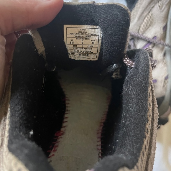 Merrell Moab Ventilator Women’s Hiking Shoes, Sand, Sz 8.5 - Picture 5 of 5